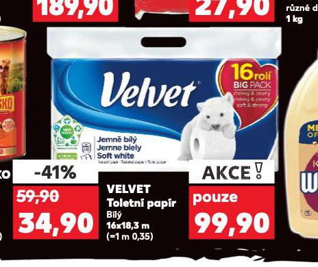VELVET TOALETN PAPR