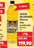 COSTA DE ESPAŇA OLIVOVÝ OLEJ Z POKRUTIN