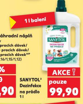 SANYTOL DEZINFEKCE NA PRDLO