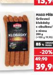 GRILOVACÍ KLOBÁSKY S NIVOU