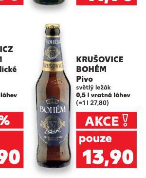 PIVO KRUOVICE BOHM