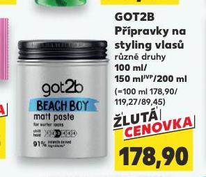 GOT2B PPRAVKY NA STYLING VLAS