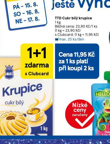CUKR KRUPICE BL