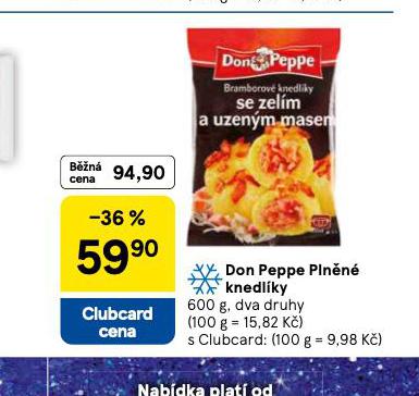 DON PEPPE PLNN KNEDLKY