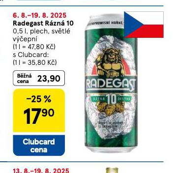 PIVO RADEGAST RZN 10