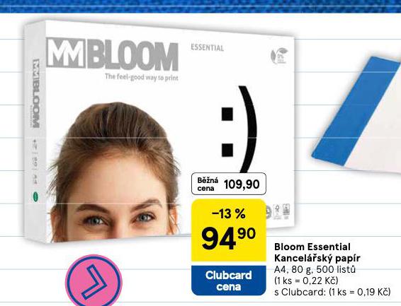 BLOOM ESSENTIAL KANCELSK PAPR