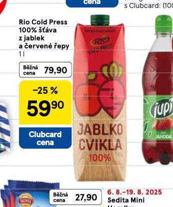 RIO COLD PRESS 100% VA Z JABLEK A ERVEN EPY