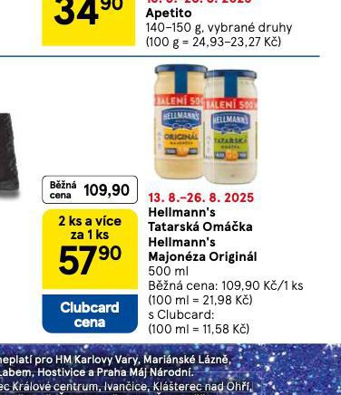 HELLMANNS TATARSK OMKA, MAJONZA