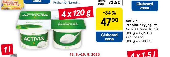 ACTIVIA PROBIOTICK JOGURT