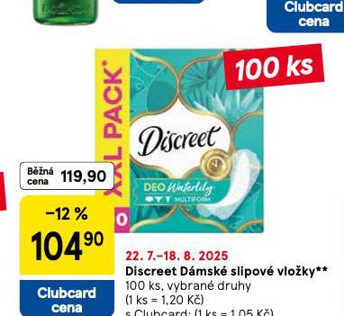 DISCREET DMSK SLIPOV VLOKY