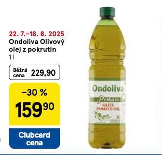 ONDOLIVA OLIVOV OLEJ Z POKRUTIN