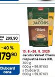 JACOBS VELVET CREMA ROZPUSTN KVA XXL
