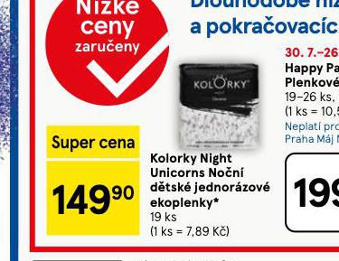 KOLORKY NIGHT NON JEDNORZOV EKOLPENY
