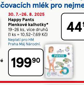 HAPPY PANTS PLENKOV KALHOTKY