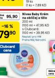 NIVEA BABY SOFT KRM NA OBLIEJ A TLO