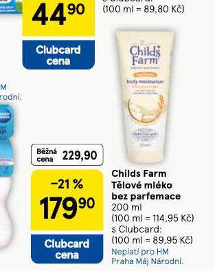 CHILDS FARM TLOV MLKO 