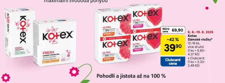 KOTEX DMSK VLOKY