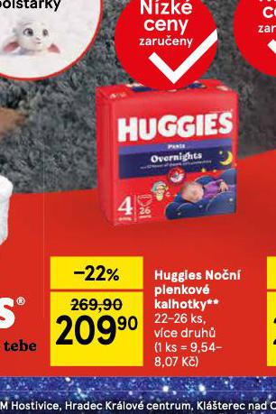HUGGIES NON PLENKOV KALHOTKY