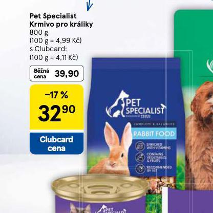 PET SPECIALIST KRMIVO PRO KRLKY