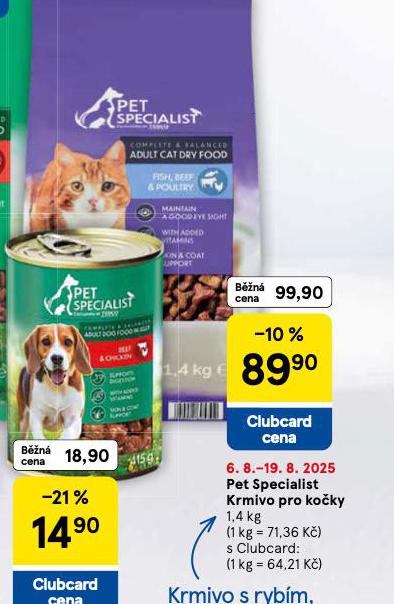PET SPECIALIST KRMIVO RPO KOKY