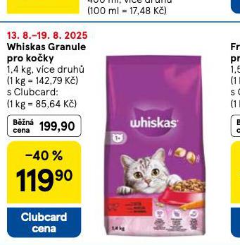 WHISKAS GRANULE PRO KOKY