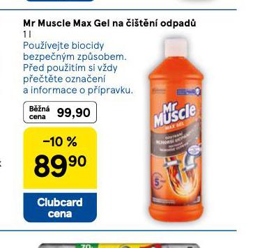 MR MUSCLE MAX GEL NA ITN ODPAD