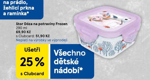 STOR DZA NA POTRAVINY
