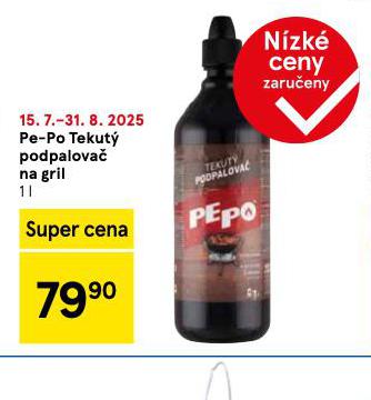 PE-PO TEKUT PODPALOVA NA GRIL