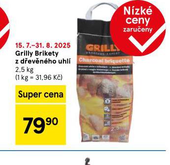 GRILLY BRIKETY Z DEVNHO UHL