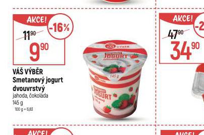 SMETANOV JOGURT DVOUVRSTV