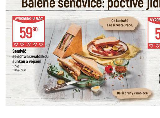 SENDVI SE SCHWARZWALDSKOU UNKOU A VEJCEM