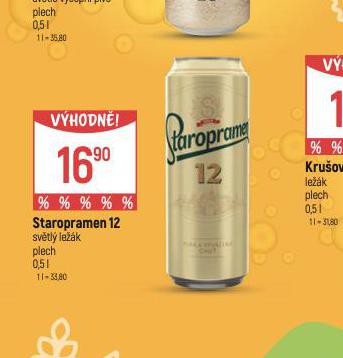 PIVO STAROPRAMEN 12