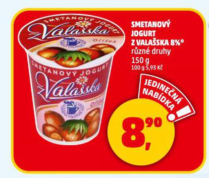 SMETANOV JOGURT Z VALASKA