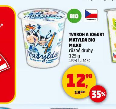 TVAROH A JOGURT MATYLDA BIO