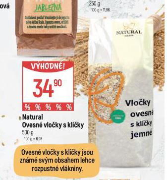 NATURAL OVESN VLOKY S KLKY