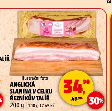 ANGLICK SLANINA V CELKU