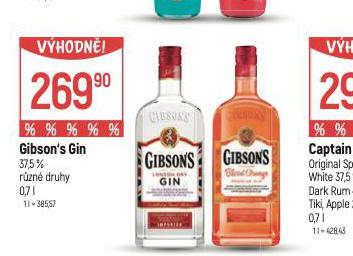 GIBSONS GIN