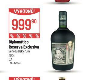 DIPLOMTICO RESERVA EXCLUSIVE