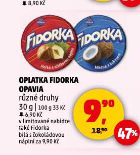 FIDORKA OPLATKA