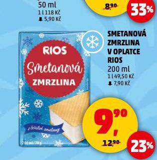 SMETANOV ZMRZLINA V OPLATCE RIOS