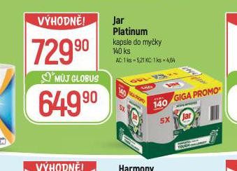 JAR PLATINUM KAPSLE DO MYKY