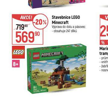 LEGO STAVEBNICE MINECRAFT