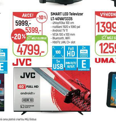 SMART LED TELEVIZOR JVC 100 CM