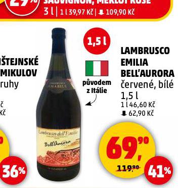 LAMBRUSCO EMILIA BELL'AURORA