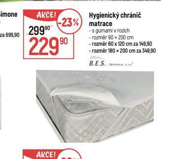 HYGIENICK CHRNI MATRACE