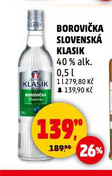 BOROVIKA SLOVENSK KLASIK