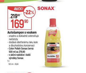 SONAX AUTOAMPON S VOSKEM