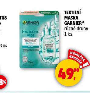 GARNIER PLEOV TEXTILN MASKA