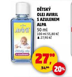 DTSK OLEJ AVIRIL S AZULENEM ALPA
