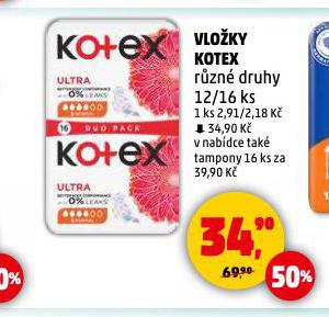 KOTEX VLOKY